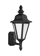 Brentwood 1-Light Outdoor Wall Lantern in Black