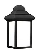 Sea Gull Mullberry Hill 9 Inch Outdoor Wall Light in Black
