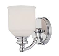 Savoy House Melrose by Brian Thomas 1 Light Wall Sconce in Polished Chrome