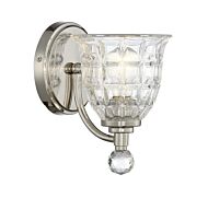Savoy House Birone 1 Light Wall Sconce in Polished Nickel