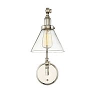 Savoy House Drake 1 Light Adjustable Wall Sconce in Polished Nickel