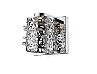 Z Lite Fortuna 1 Light Wall Sconce In Chrome