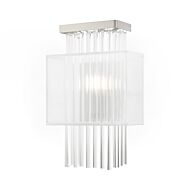 Alexis 1-Light Wall Sconce in Brushed Nickel