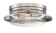 Dover 2-Light Flushmount in Satin Platinum