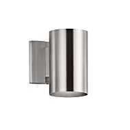 Kichler Signature 1 Light Small Outdoor Wall in Brushed Aluminum