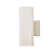 Kichler Outdoor 2 Light 12 Inch Small Wall Light in White