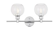 Collier 2-Light Wall Sconce in Chrome