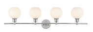 Collier 4-Light Wall Sconce in Chrome