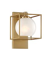 Cowen 1-Light Wall Sconce in Brushed Gold