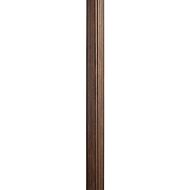 Kichler 84 Inch Direct Burial Fluted Outdoor Post in Brown Stone