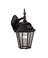 Kichler Madison 1 Light 17 Inch Large Outdoor Wall in Black Finish