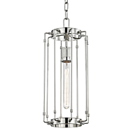Hudson Valley Hyde Park 20 Inch Pendant Light in Polished Nickel