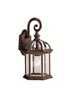 Kichler Barrie 1 Light 15.5 Inch Outdoor Medium Wall in Tannery Bronze