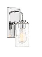 Logan 1-Light Wall Sconce in Chrome