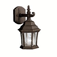 Kichler Townhouse 1 Light 11.75 Inch Small Outdoor Wall in Tannery Bronze