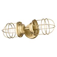 Seaport Bcb 2-Light Wall Sconce in Brushed Champagne Bronze