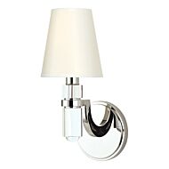 Hudson Valley Dayton 12 Inch Wall Sconce in Polished Nickel
