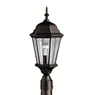 Kichler Madison Outdoor Post Lantern in Black Finish
