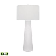 Obelisk 1-Light LED Table Lamp in White