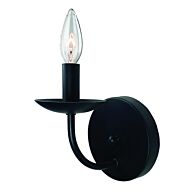 Artcraft Wrought Iron Wall Sconce in Black