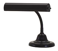 Advent Piano 1-Light Piano with Desk Lamp in Black