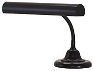 Advent Piano 2-Light Piano with Desk Lamp in Black