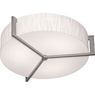 Apex LED Flush Mount in Weathered Grey