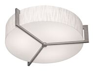 Apex LED Flush Mount in Weathered Grey