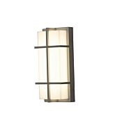 Avenue LED Outdoor Wall Sconce in Textured Grey