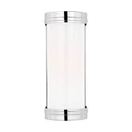 Ifran 1-Light Bathroom Vanity Light in Polished Nickel