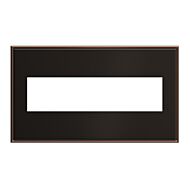 LeGrand adorne Oil Rubbed Bronze 4 Opening Wall Plate