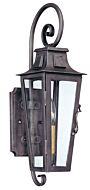 Troy Parisian Square 19 Inch Outdoor Wall Light in Aged Pewter
