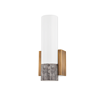 Fremont 1-Light Wall Sconce in Patina Brass
