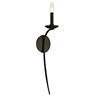 Troy Sawyer 27 Inch Wall Sconce in Forged Iron