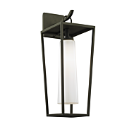 Troy Mission Beach 20 Inch Outdoor Wall Light in Textured Black