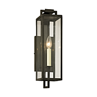 Troy Beckham 17 Inch Outdoor Wall Light in Forged Iron