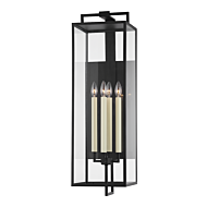 Beckham 4-Light Exterior Xxlg Wall Sconce in Forged Iron