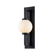 Troy Darwin Wall Sconce in Textured Black