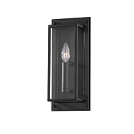 Winslow 1-Light Outdoor Wall Sconce in Textured Black