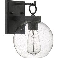 Quoizel Barre 7 Inch Outdoor Hanging Light in Grey Ash