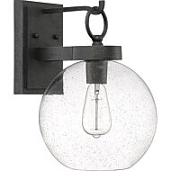 Quoizel Barre 10 Inch Outdoor Hanging Light in Grey Ash