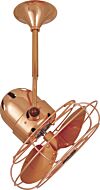 Bianca Direcional 3-Speed AC 13" Ceiling Fan in Polished Copper with Polished Copper blades
