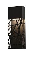 Boon LED Outdoor Wall Sconce in Black