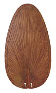 Fanimation Blades Plastic Blade Set of 5 22 Inch Narrow Oval Composite Palm in Brown