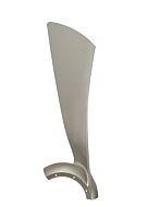 Fanimation Wrap Custom 44 Inch Ceiling Fan Blade in Brushed Nickel Set of 3