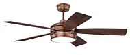 Craftmade 52 Inch Braxton Ceiling Fan in Brushed Copper