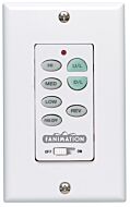 Fanimation Controls Wall Control Reversing Fan Speed and Light in White