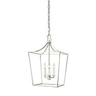 Southold 3 Light Chandelier in Polished Nickel by Chapman & Myers