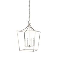 Southold 4 Light Chandelier in Polished Nickel by Chapman & Myers