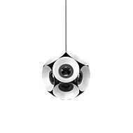 Kuzco Magellan LED Contemporary Chandelier in Black With White